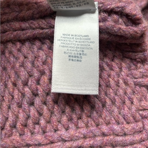 Johnstons of Elgin Scarf Muffler HEATHER Women’s Made in Scotland Cashmere - Picture 2 of 7